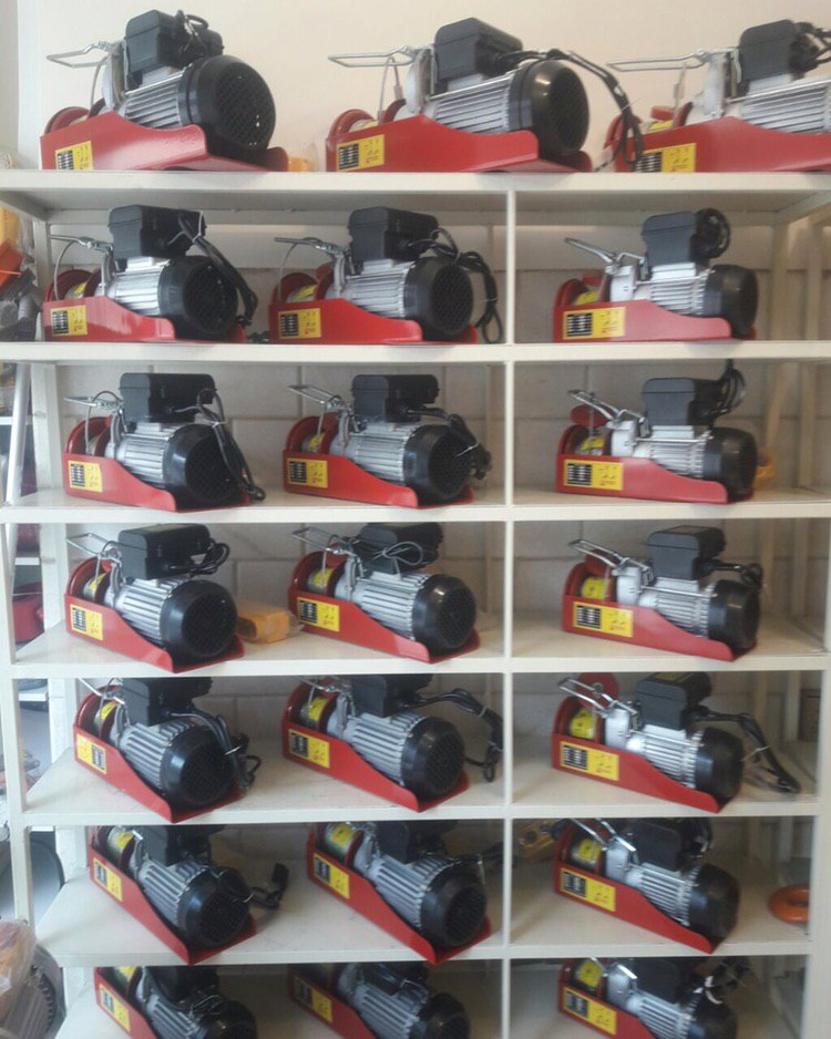 ???وینچ برقی تک فاز ،دارایی ۲۰ متر..