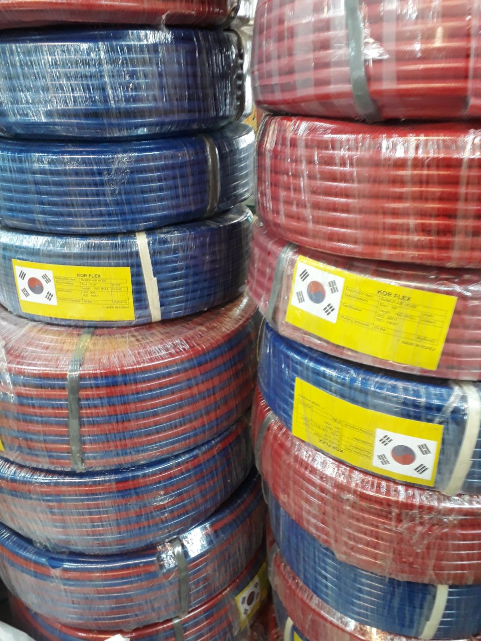 شیلنگ دوقلو دولا نخ کره ای نرم و 