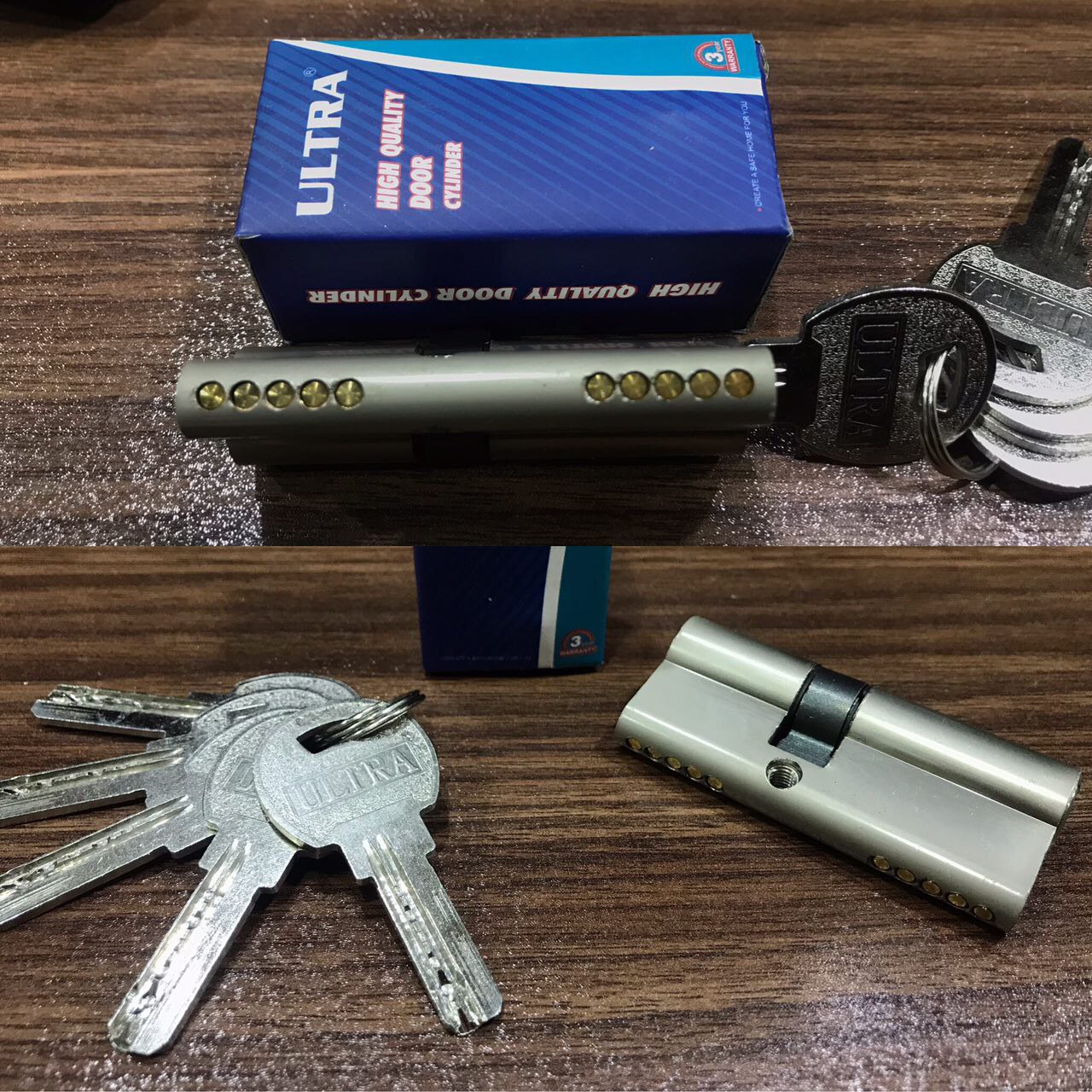 سیلندر الترا ۷ سانتی با ۵ کلید اهنی