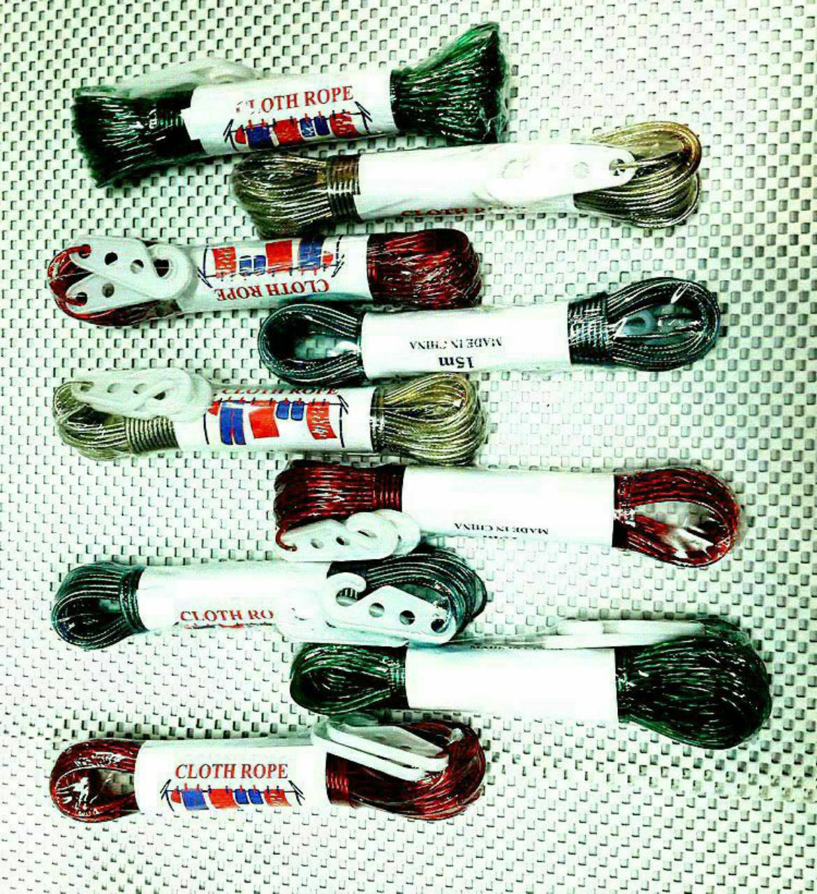  طناب رخت سیم فلزی سایز ۱۰ متری 