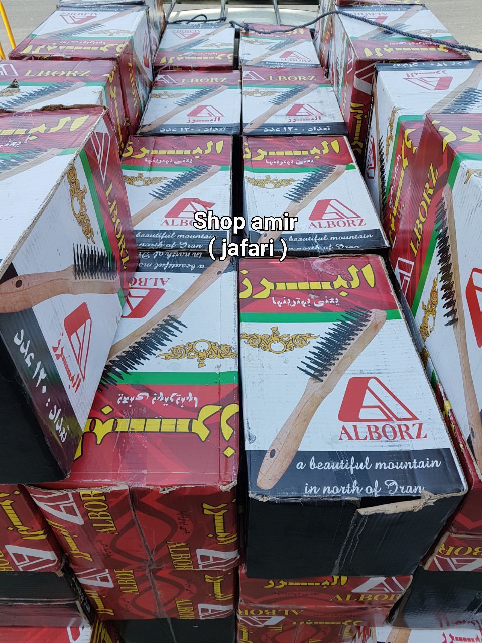 فرچه سیمی دستی البرزتعداد در کارتن