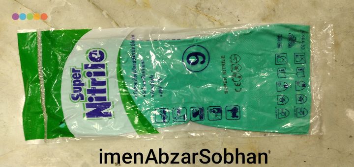 دستکش نیتریل(ضد حلال ) سوپر نیتریل 