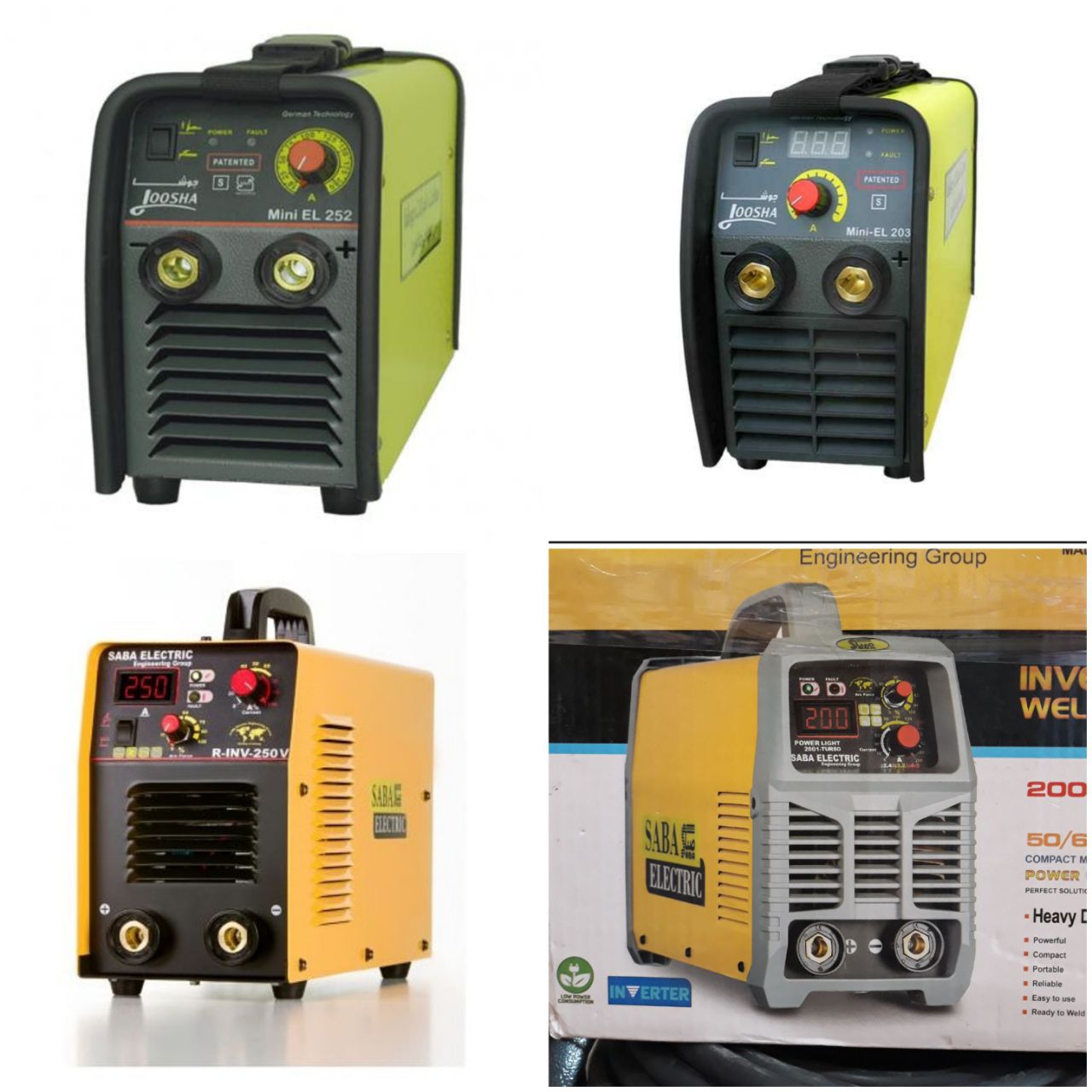 دستگاه جوش اینورتر جوشکاریموتور ج