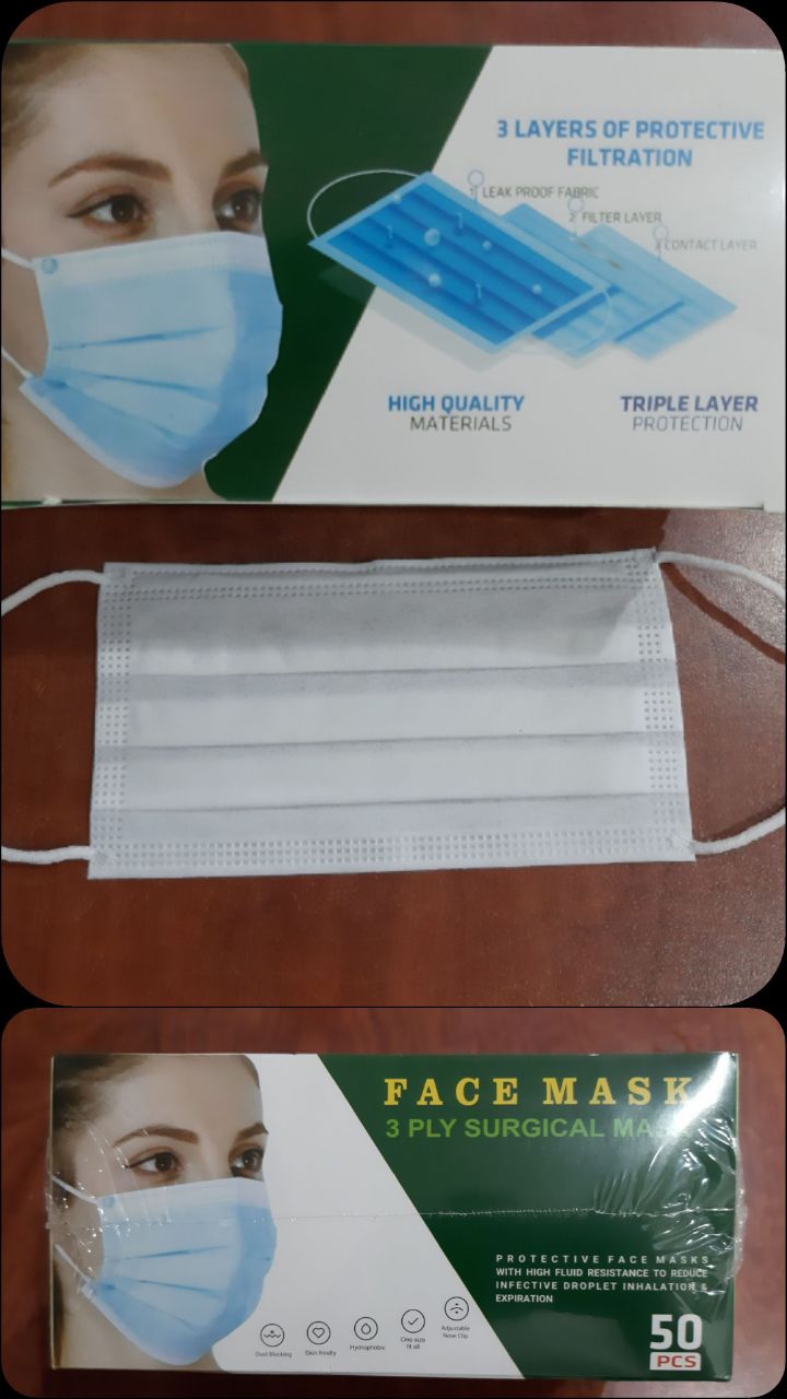 ماسک پرستاریسه لا اس ام اسابعاد ت