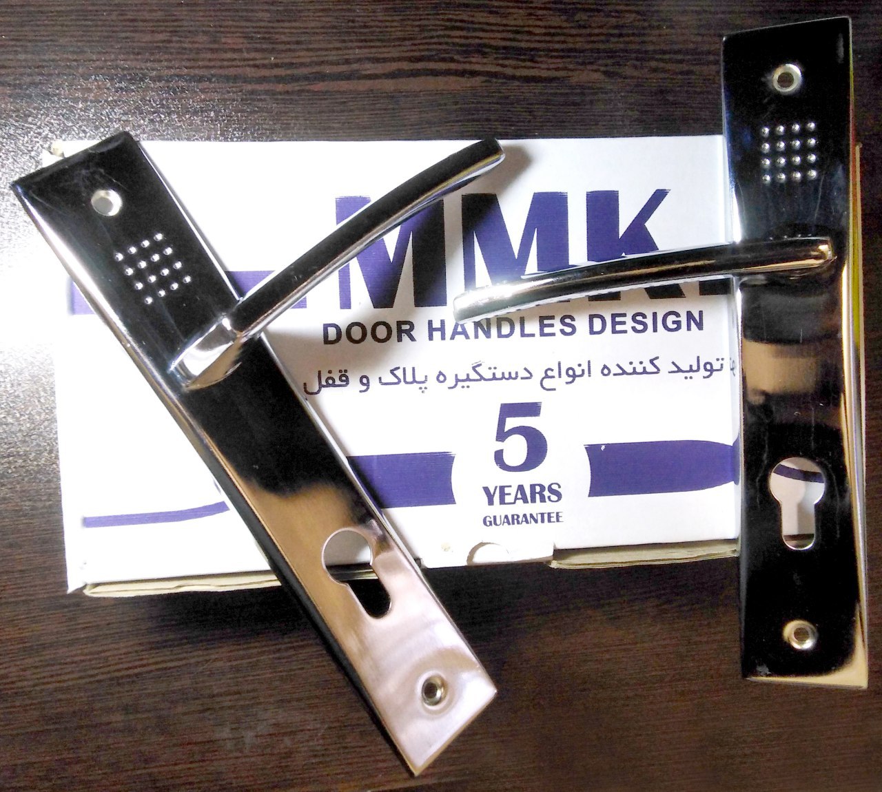 دستگیره پلاک خالدار کروم MMKتعداد 