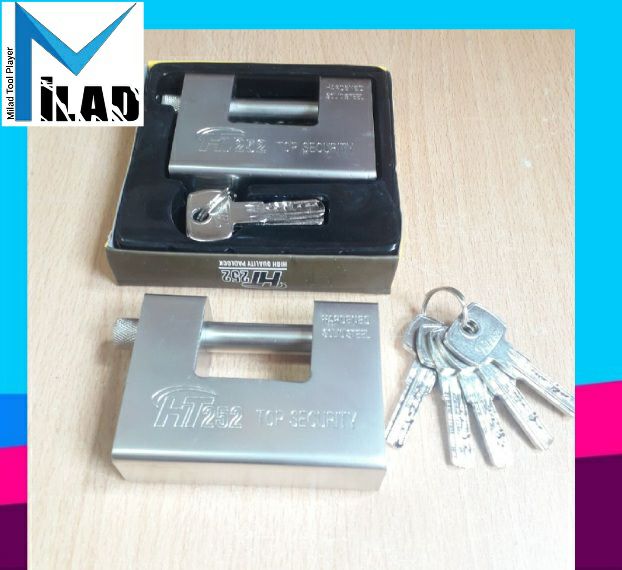 قفل کتابی فولادی HT دارای 5کلید جن