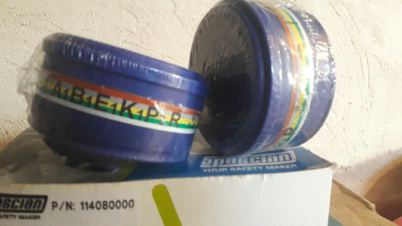 ماسک نیم صورت اسپاسین با فیلتر ۵ حا