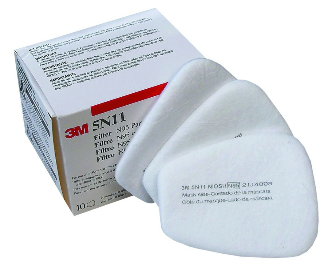 3M-5N11پد جاذب ذرات N95 ،مناسب بر