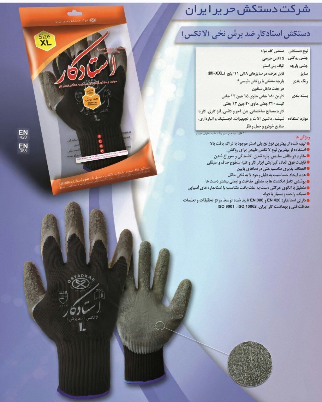ضدبرش استادکار قیمت مناسب تعداد محد