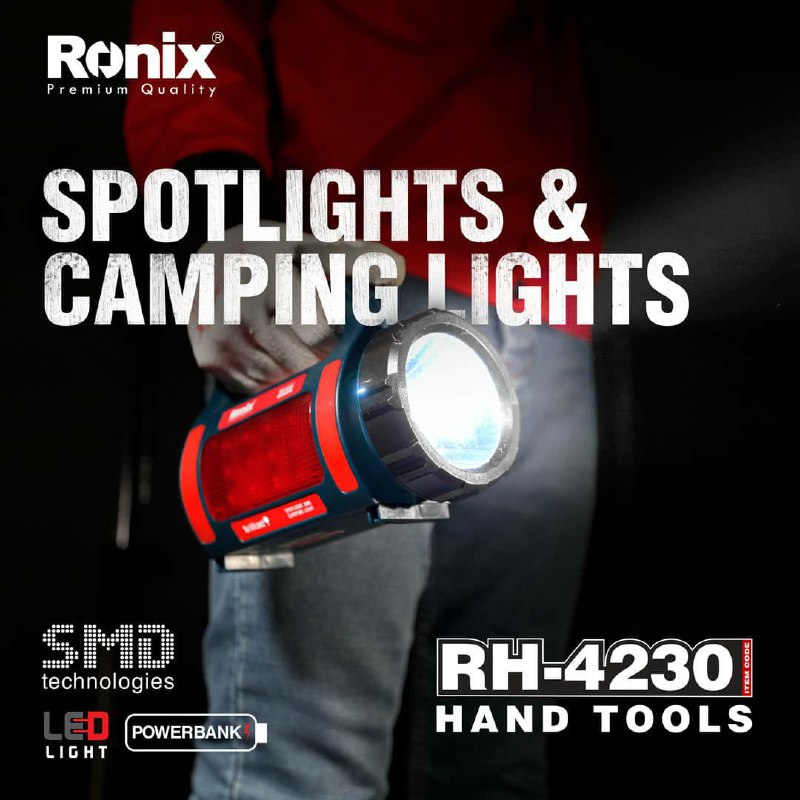  نور افکن لیتیوم حرفه ای مدل RH-423