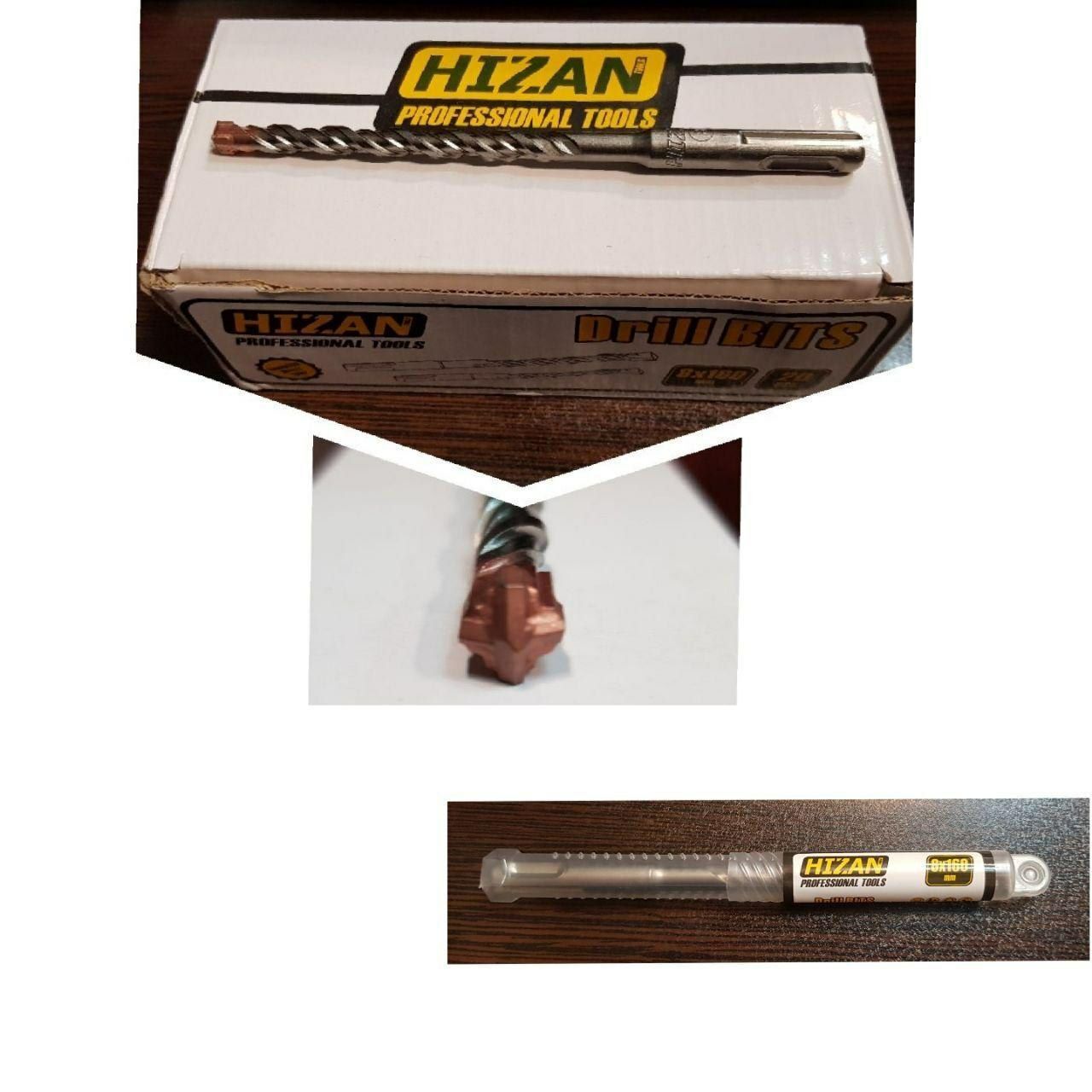 مته چهارشیار الماس 160×8 هیزان ب