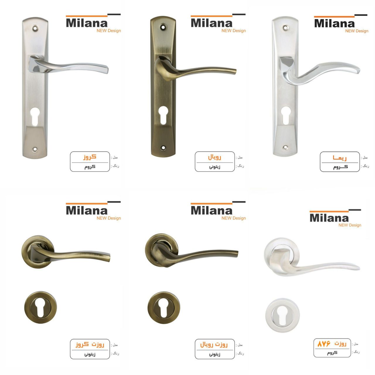 پخش دستگیره های میلانادستگیره پلا