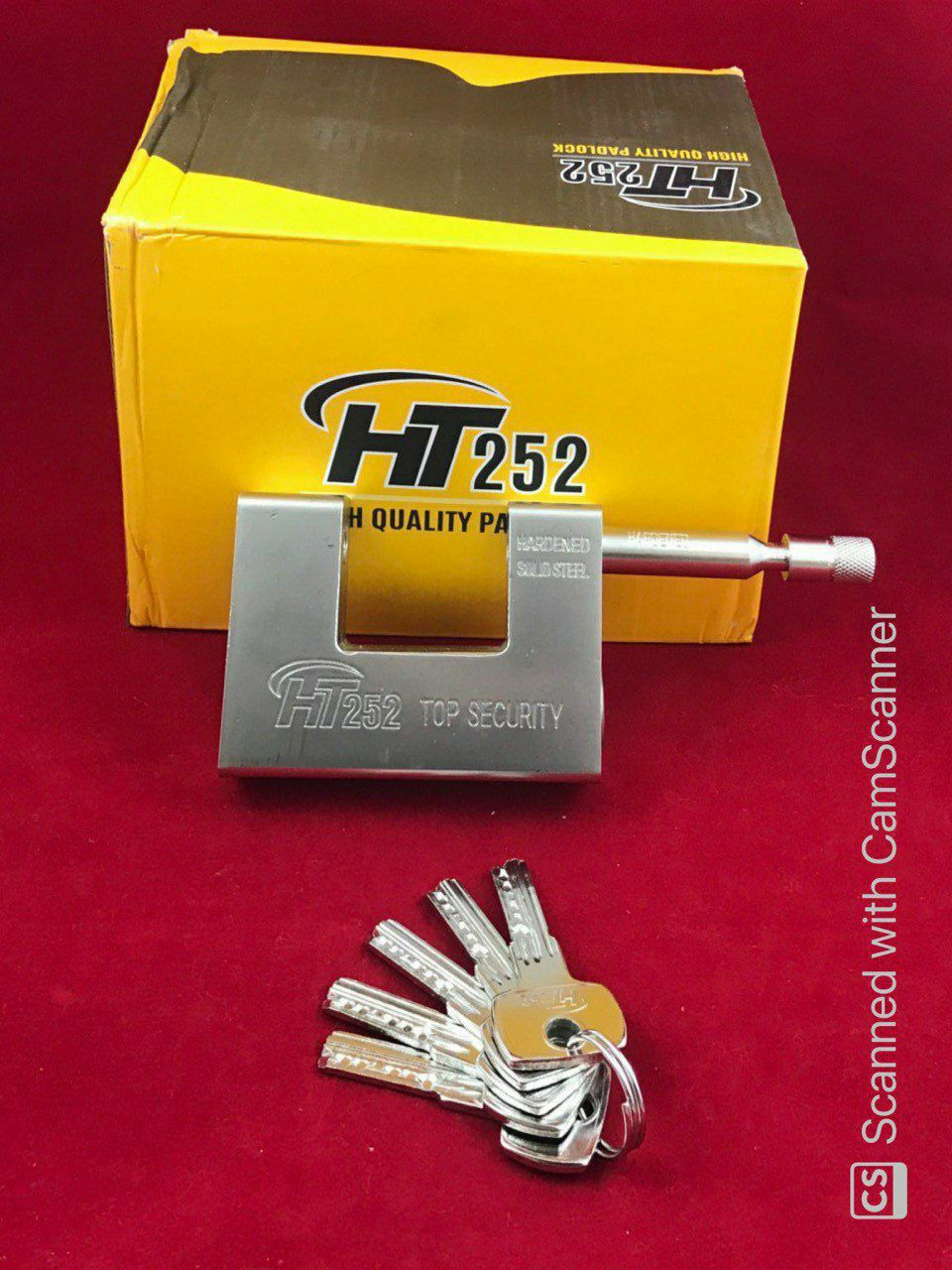 ️ قفل کتابی HT252 ️دارای ۵ کلید ک