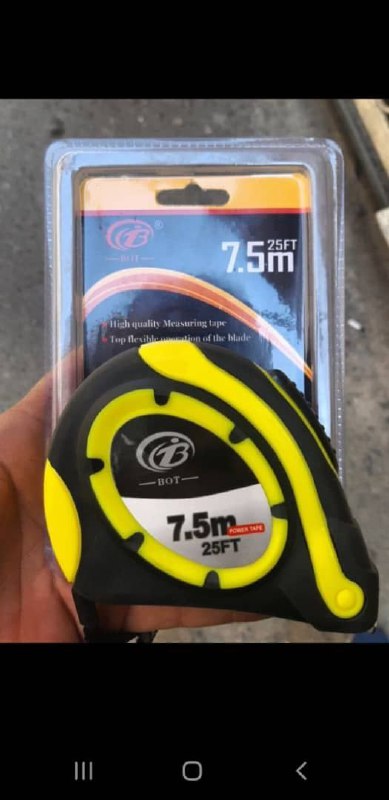 متر ٧/٥برند:بوت️ساخت كشور چين️تر