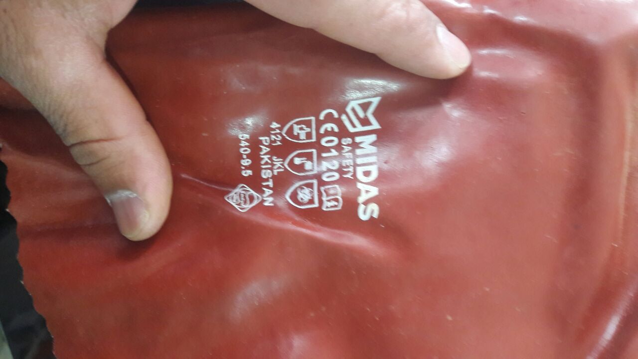 دستکش ضداسید میداس زیر قیمت بازارفق