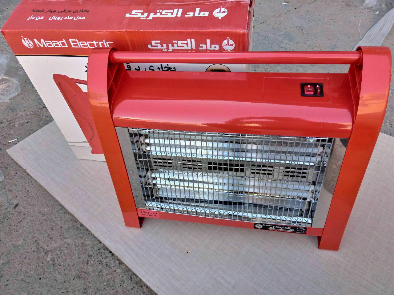 بخاری فن دار چهار شعله ماد الگتریگ