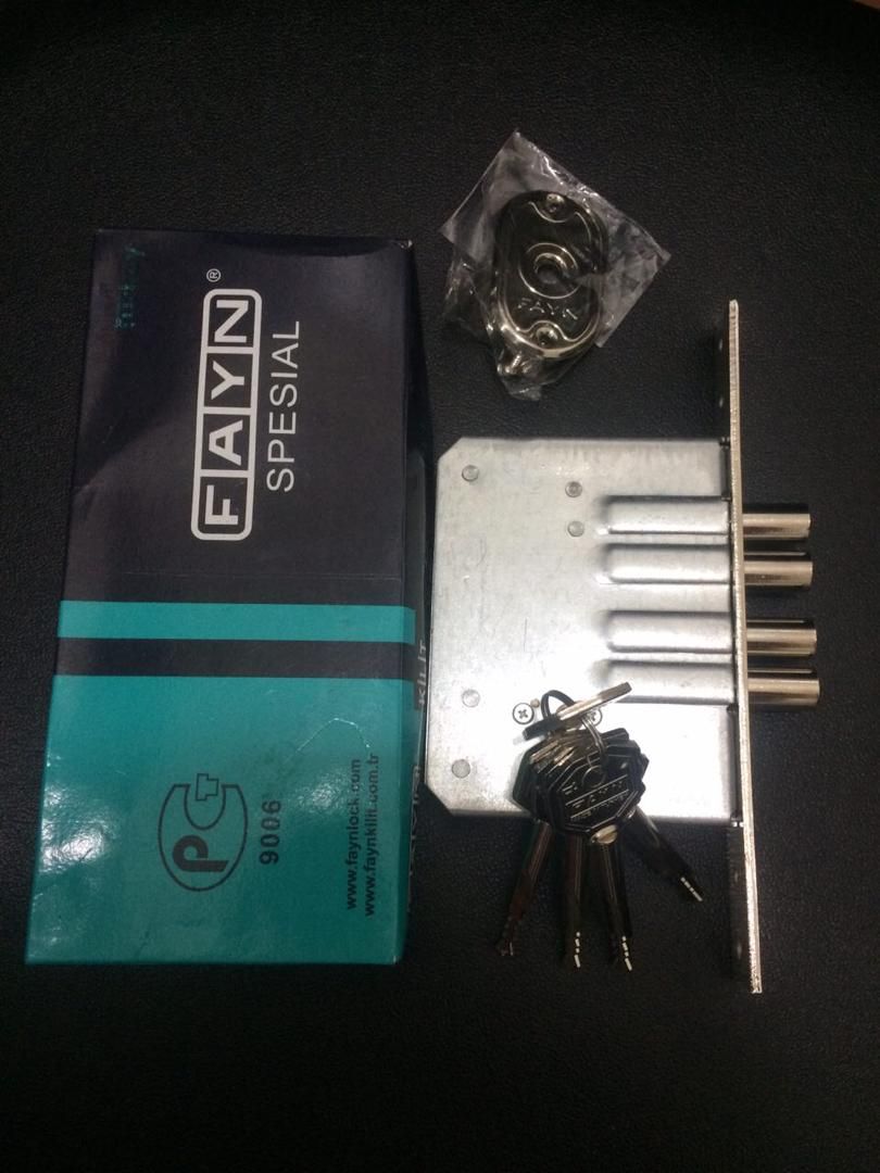 قفل گاوصندوقی کلید چهارپر فاین ترکی