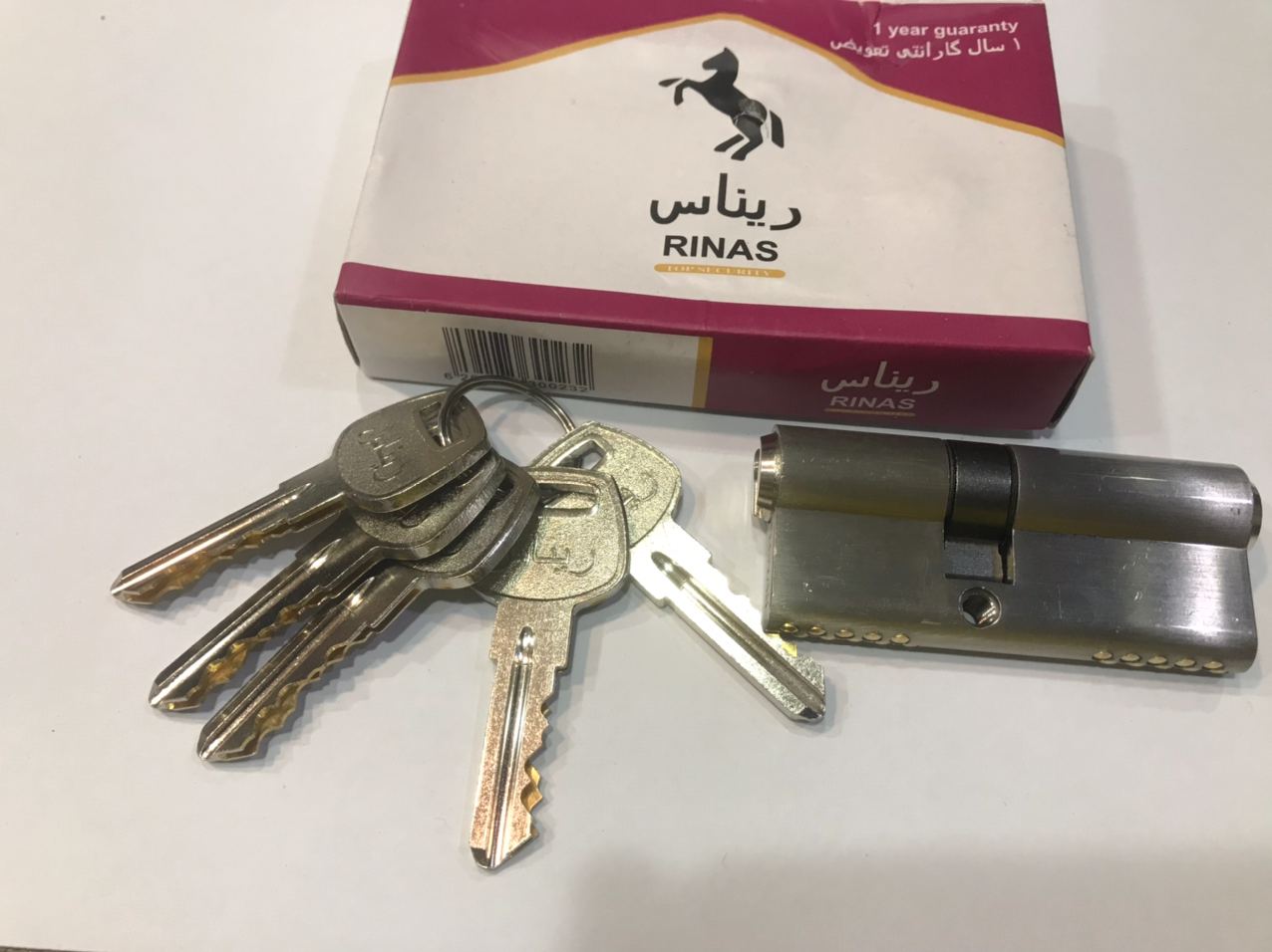 سیلندر دوشیار ریناس کلید برنجی0912