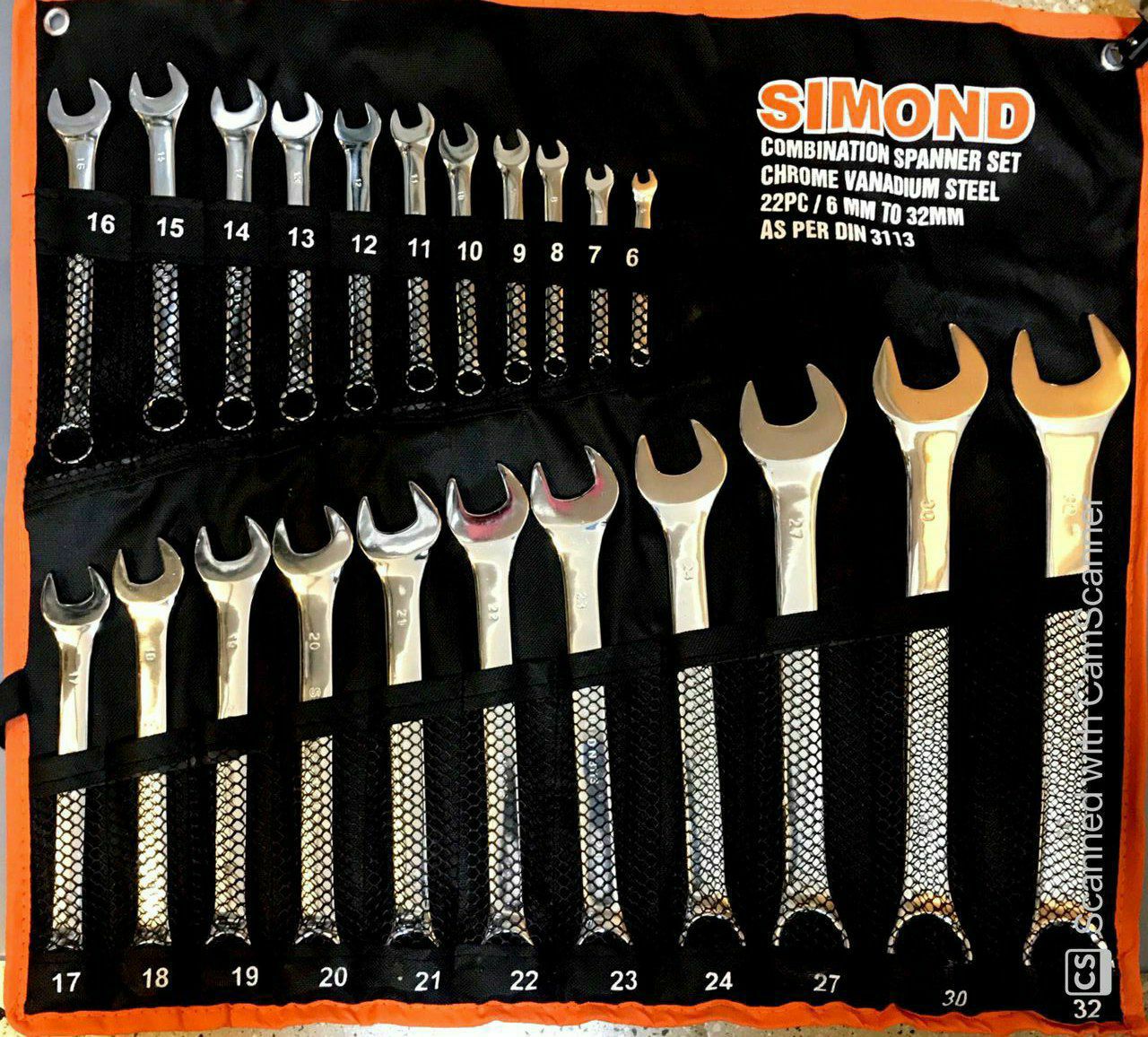 ️ آچار کیفی ۲۲ عددی سیموند ️ سای