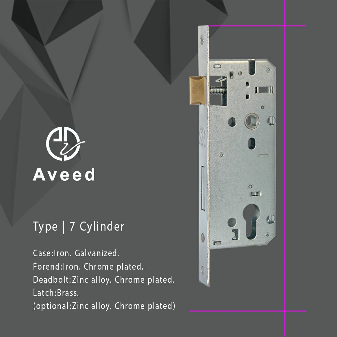 قفل فاصله ۴۵ آویدقفل ٧ سانت رزت خو