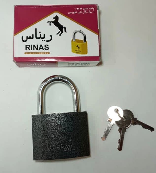 قفل اویز چکشی سایز ۳۸و۶۳و۷۵برند #ر
