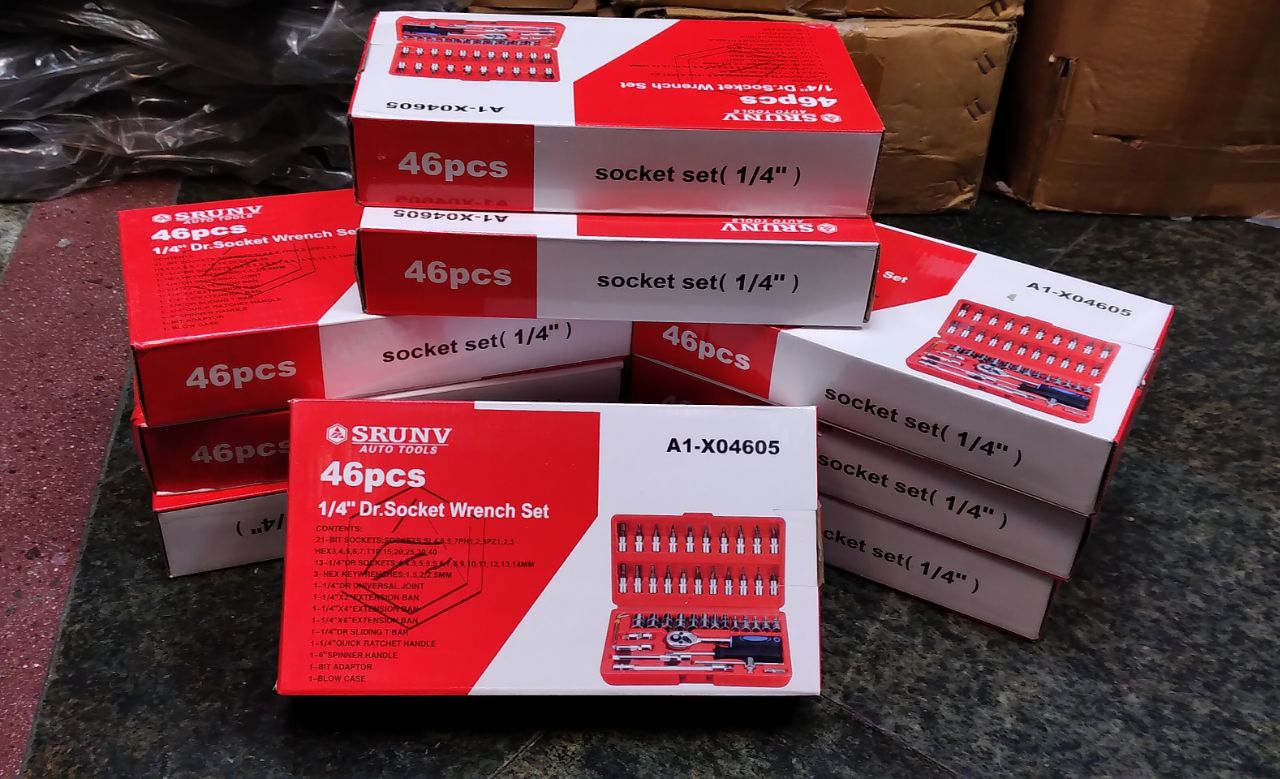 جعبه بکس1/4 ،46 پارچه️️️فروشگاه ت