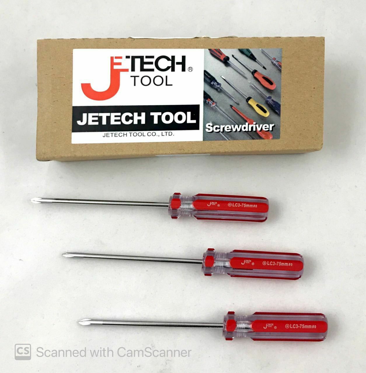 ️ پیچ گوشتی جتک ️ سایز ۷۵ × ۳ چ