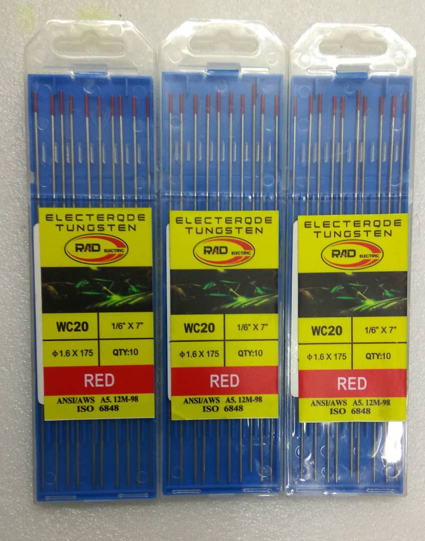 تنگستن ۲.۴ قرمزبه تعداد و با کیفیت