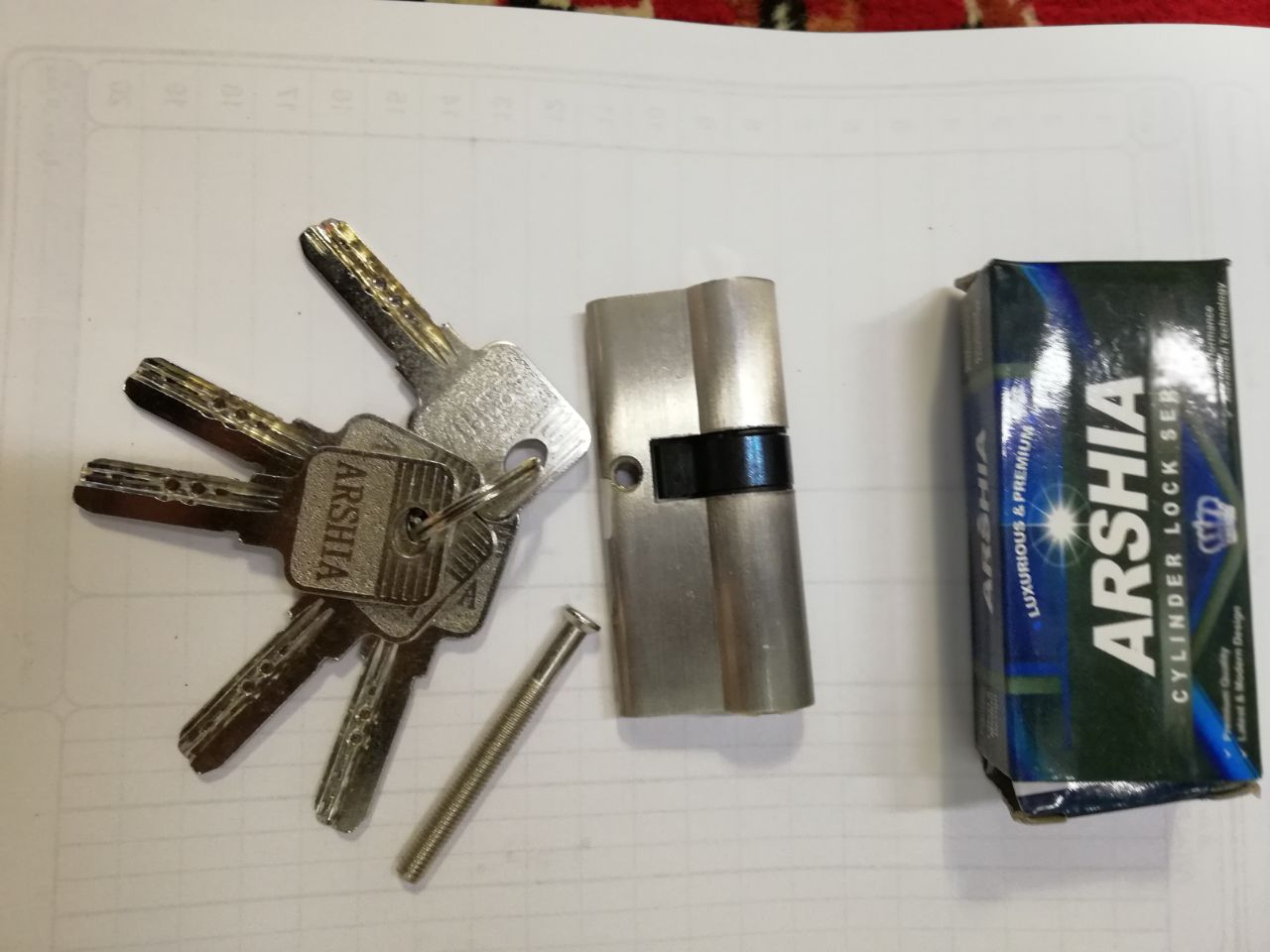 سیلندر 7سانت 5 کلید کامپیوتری عرشیا