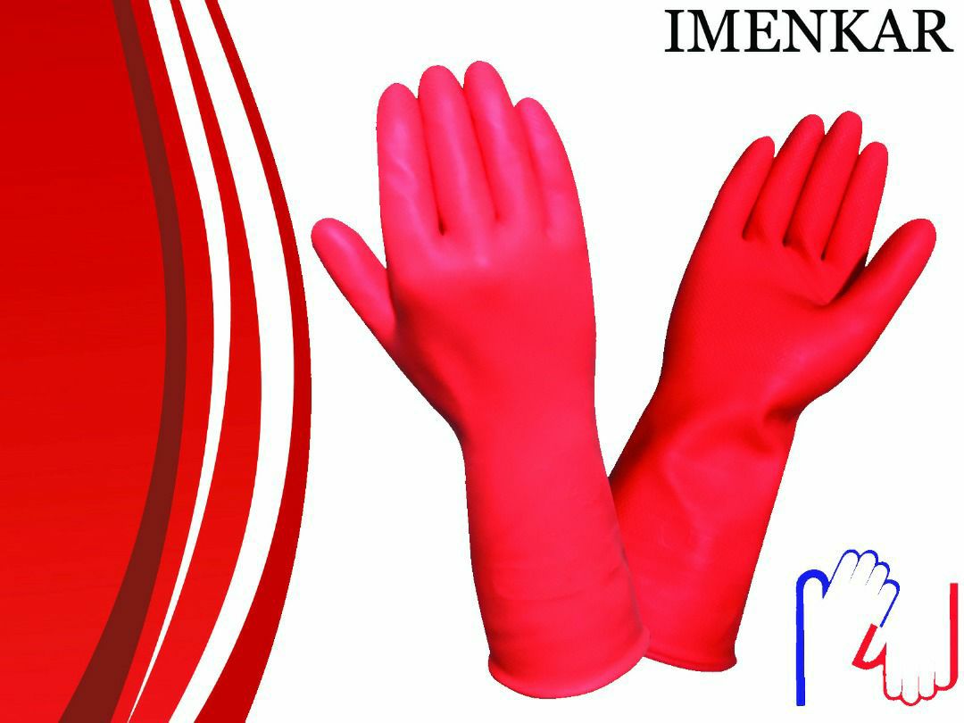 دستکش لاستیکی ایمن کارتعداد در کا