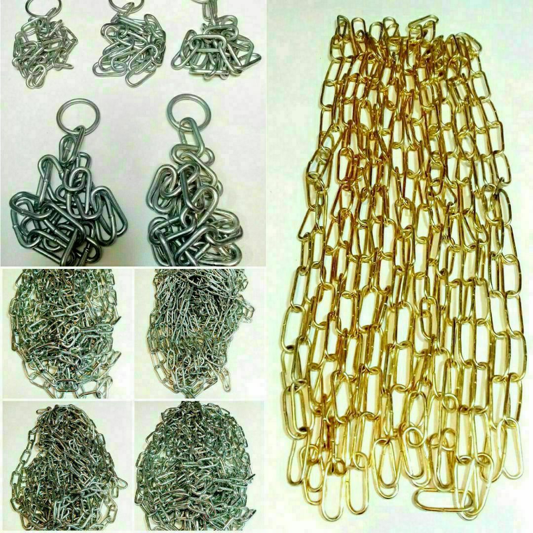  زنجیر لوستری طلایی سایز ۴ قیمت ه