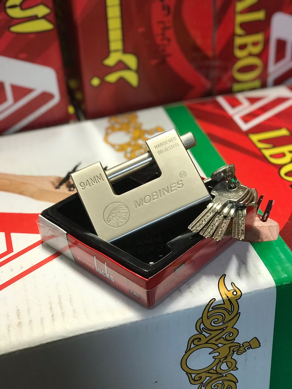 پخش قفل کتابی فولادی ۹۴ موبینس مغزی