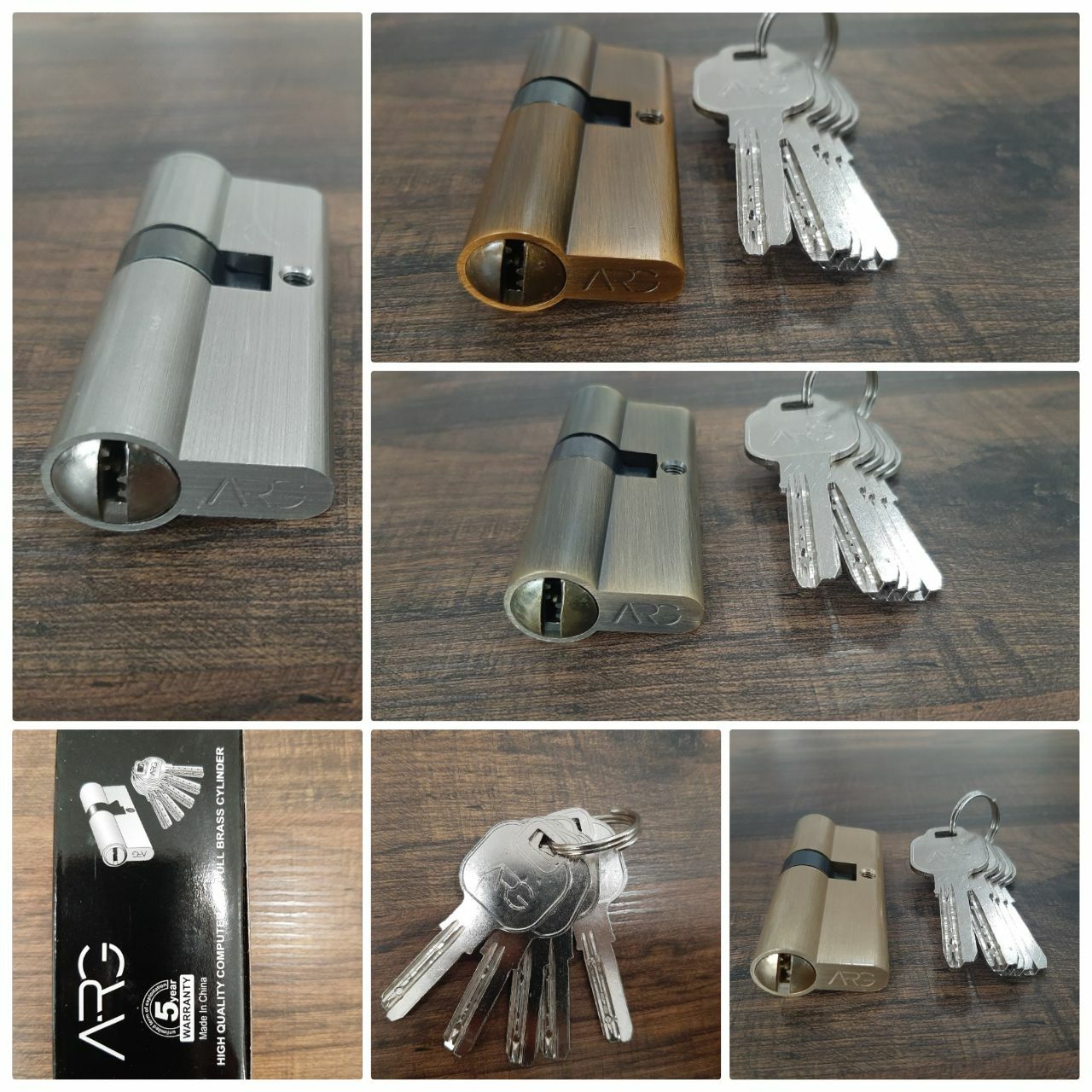 سیلندر ۷ بدنه کامل برنج کلید آهن AR