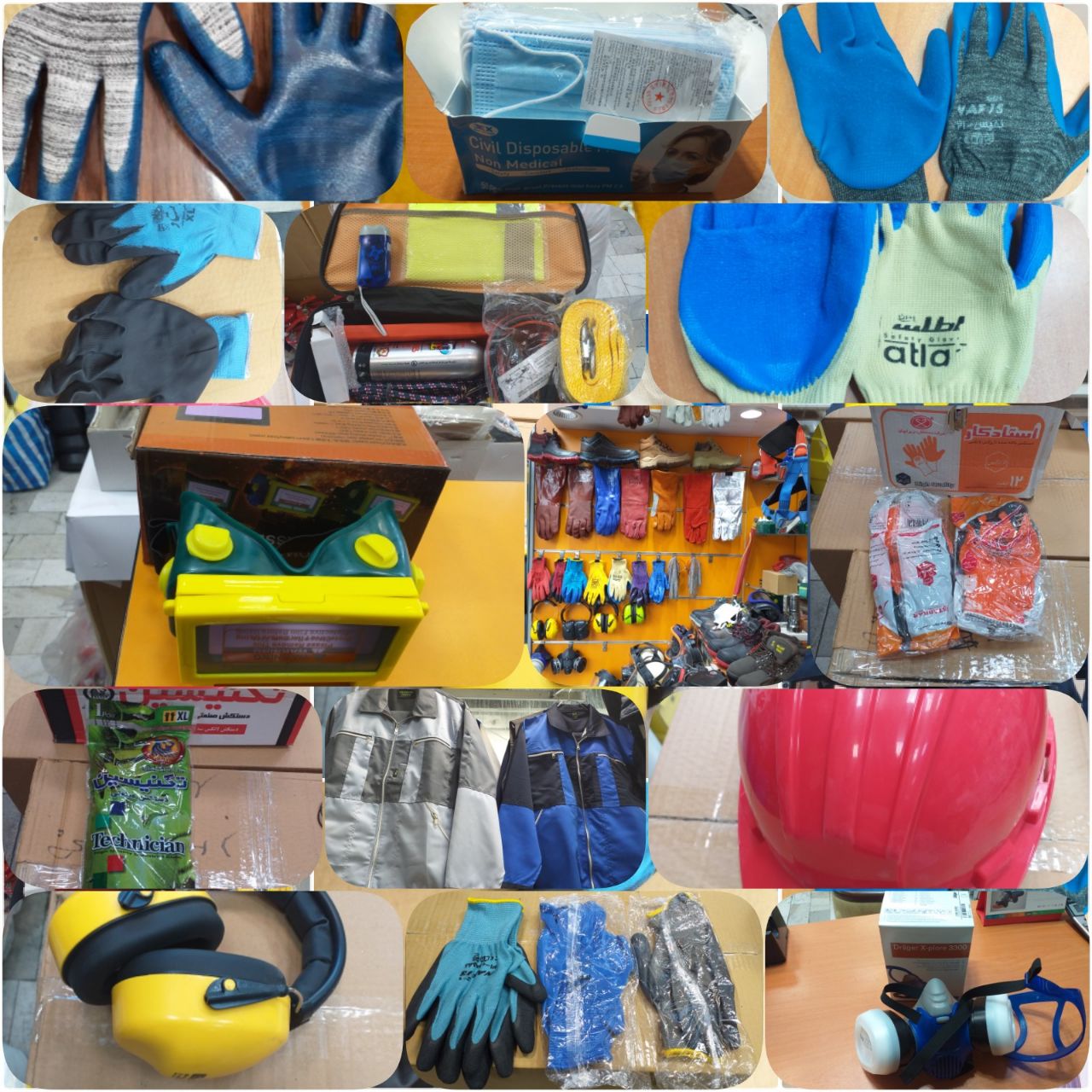 تولید وپخش محصولات ایمنیپخش دستکش 