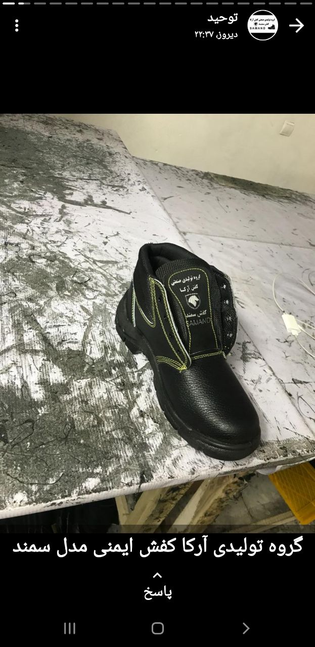 پخش پوتین ایمنی سمند ایمن ابزار کار