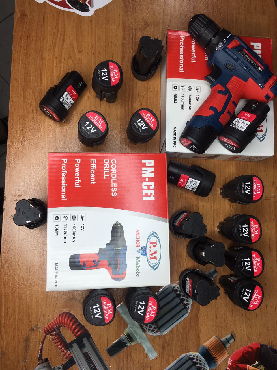 پخش دريل شارژي به همراه باطري اظافه