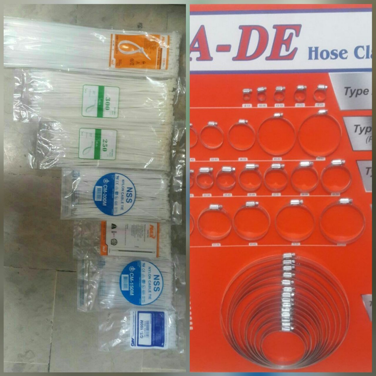 توزیع وپخش بست های کمربندی و بست شل