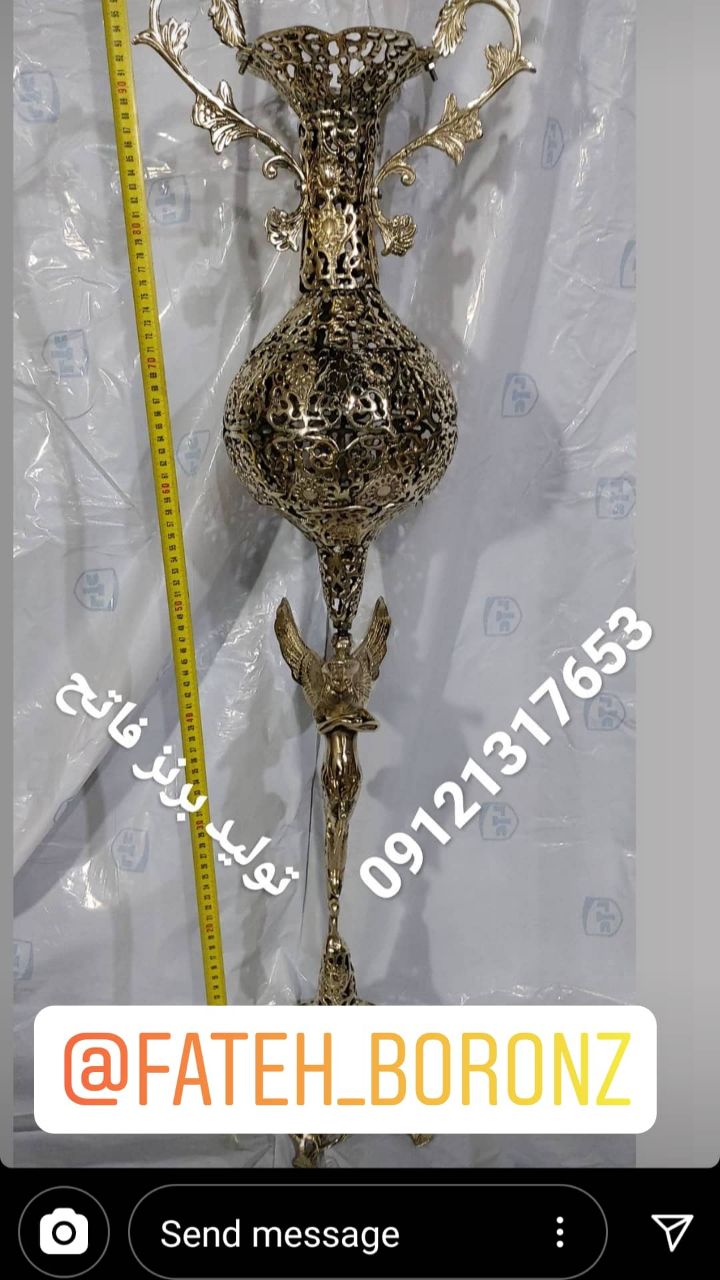 گلدان تمام برنز فرشته
