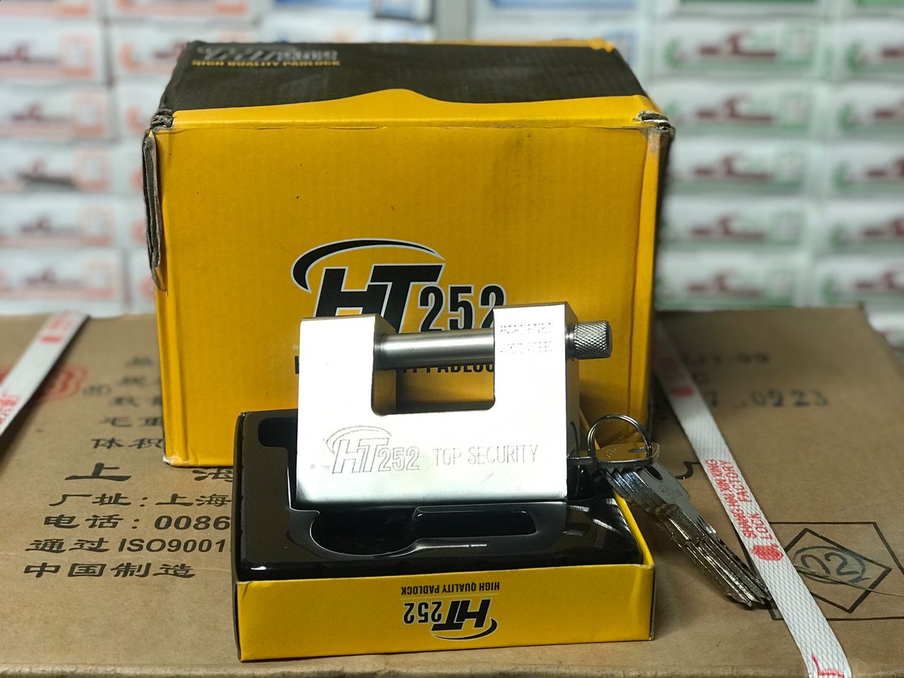 قفل کتابی ۹۴ فولادی مغزی برنج با ۵ 