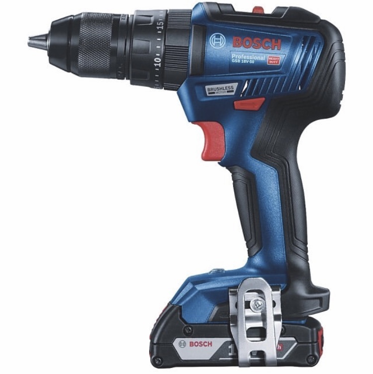 دریل شارژی چکشی بوش مدل GSB 18V-50