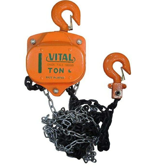 جرثقیل دستی زنجیری ویتال 1 تنجرثق