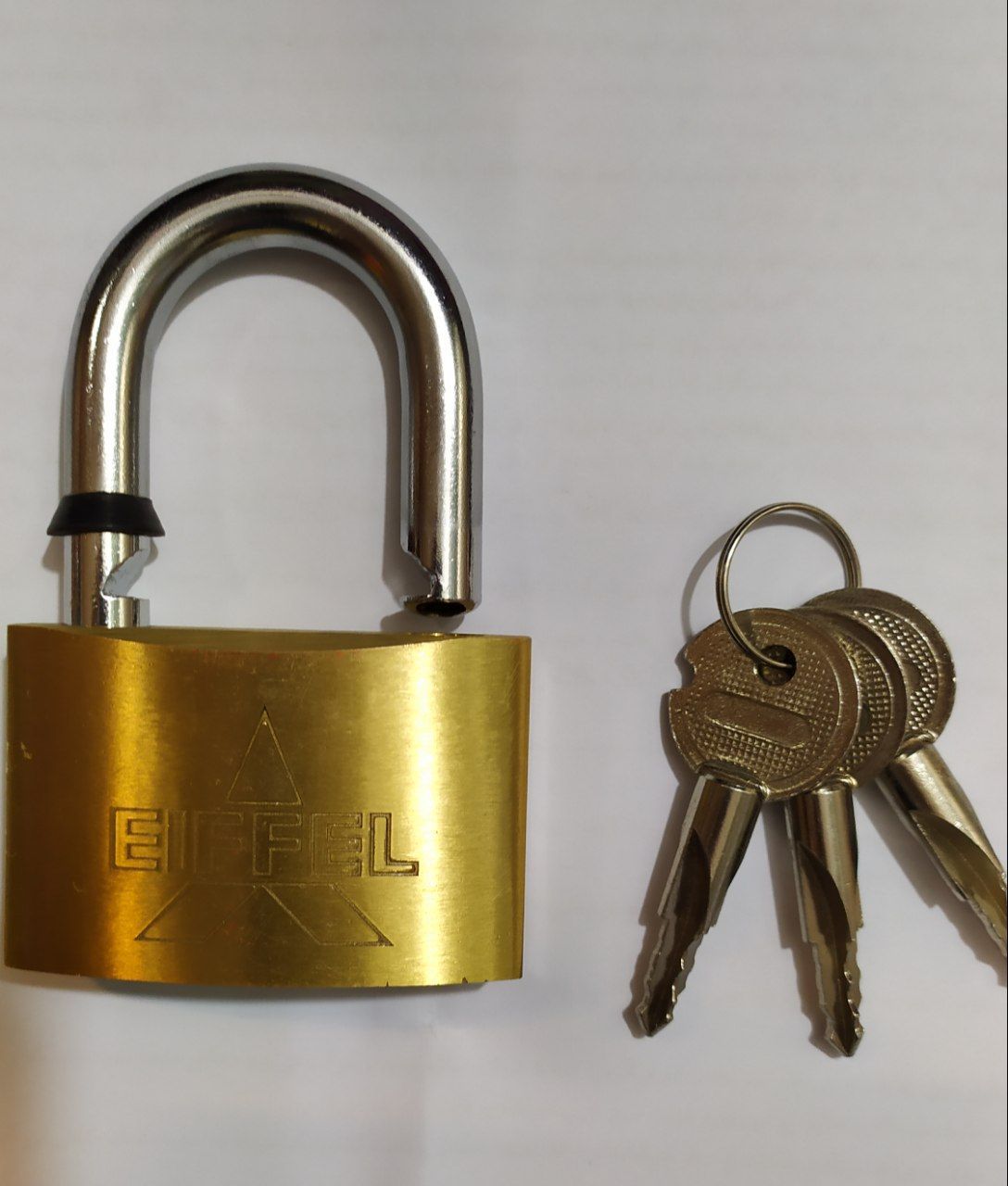 قفل آویز 60 بدنه برنج دوطرف قفل شو