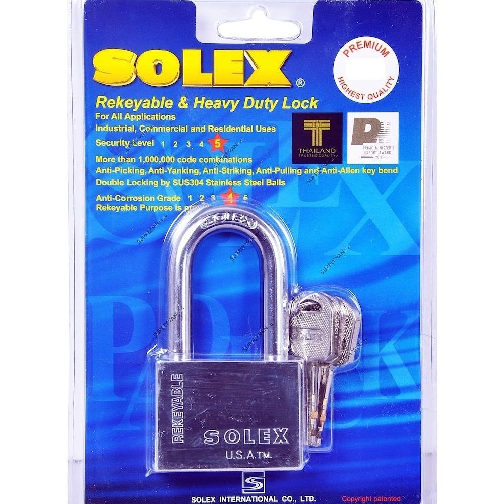 قفل آمیز SOLEX آمریکا فولادی /ضد