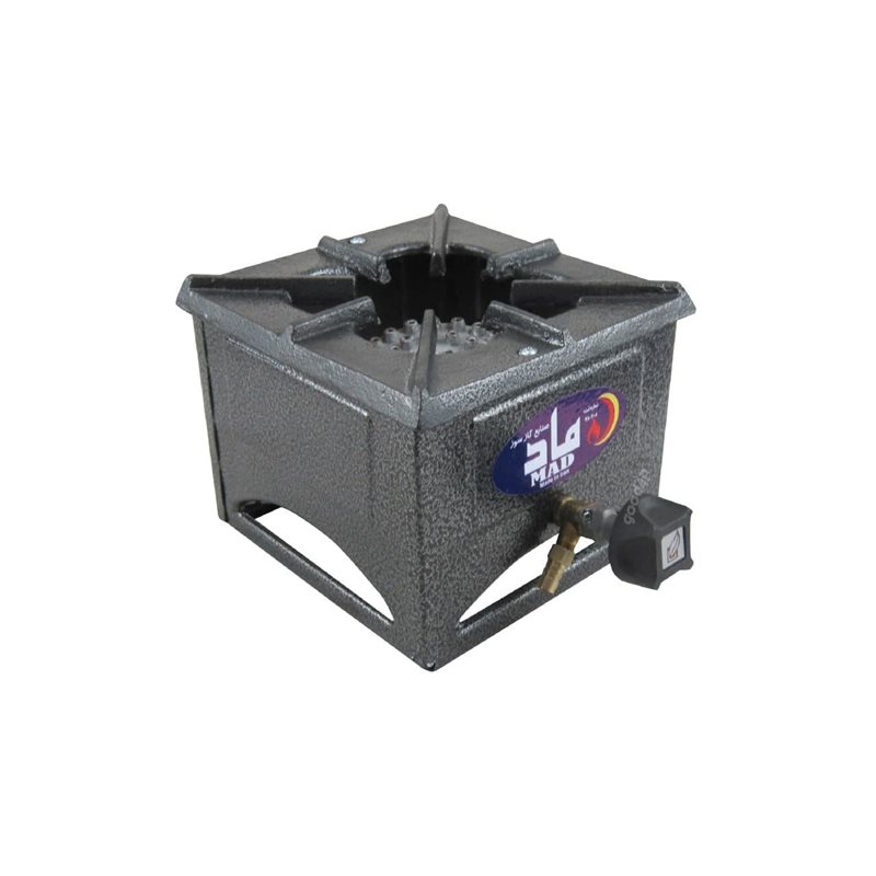 اجاق گاز تک شعله پلوپز 20*20 چدنی