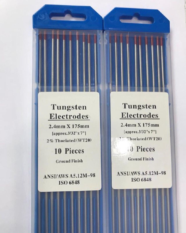 انواع الکترود تنگستن جوشکاریدر رنگ