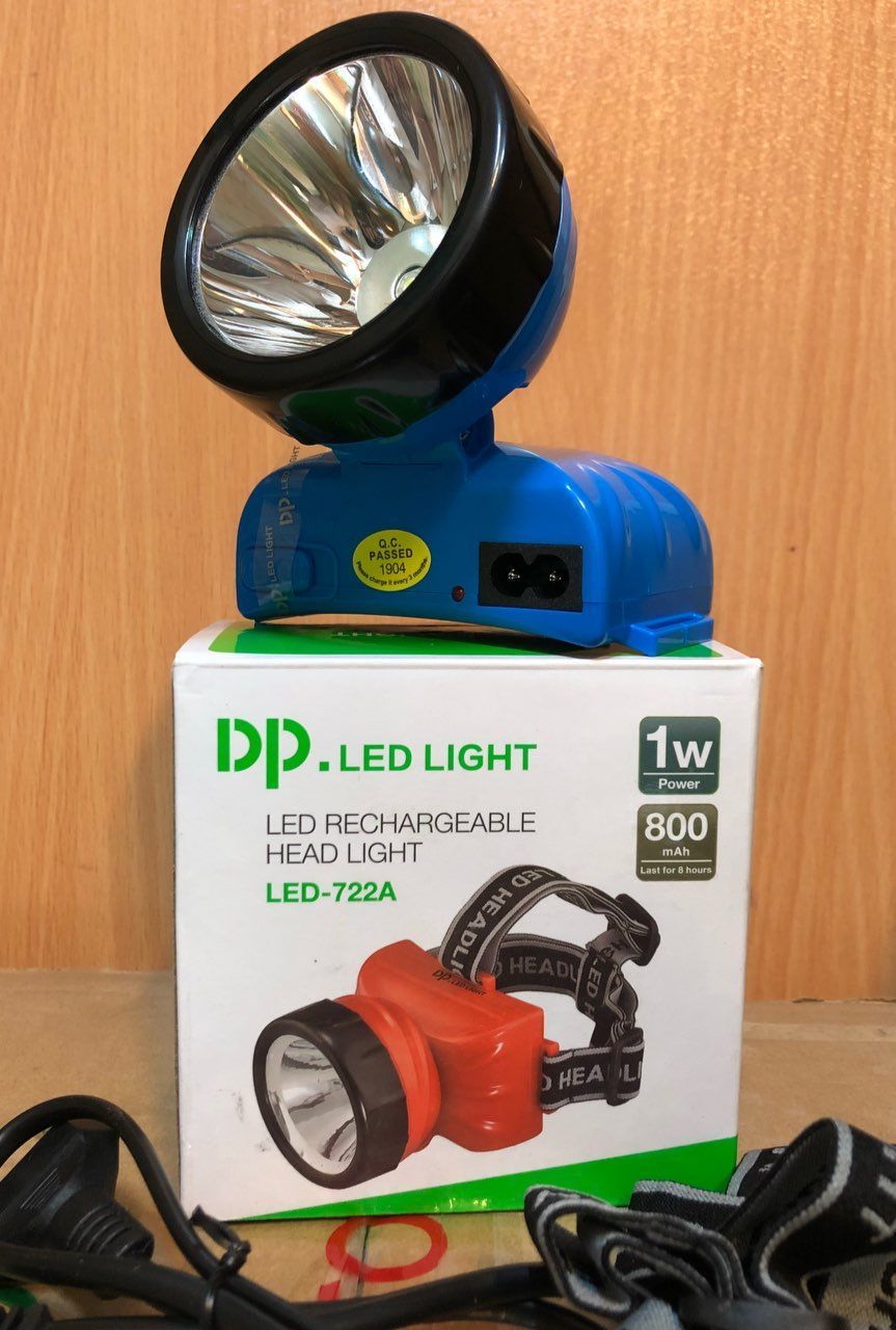 چراغ شارژی پیشانی بند DPمدل 722ت