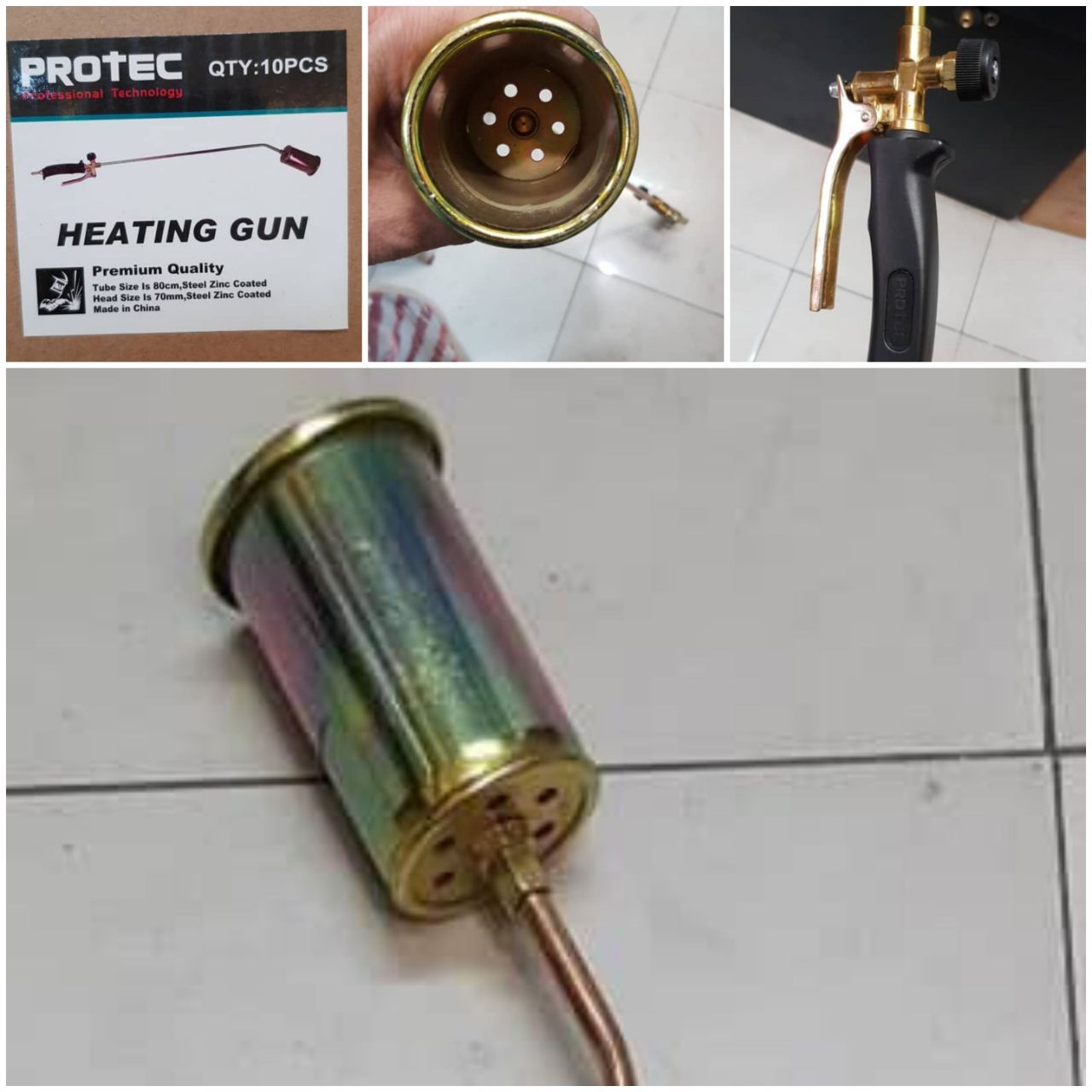 گرمکن گازی کلاج دار protec طول گر