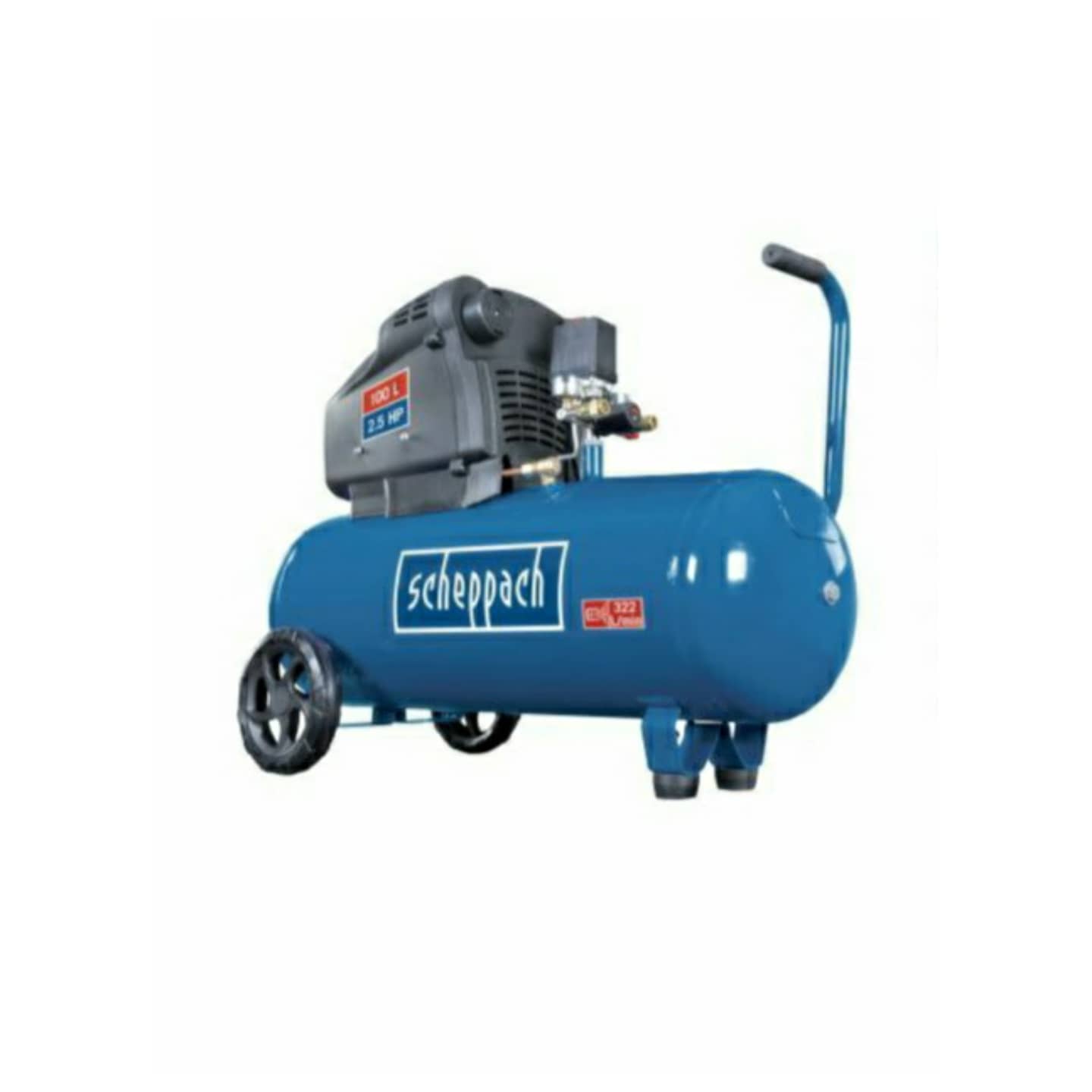 کمپرسور باد 2 سیلندر 100 لیتر شپخ