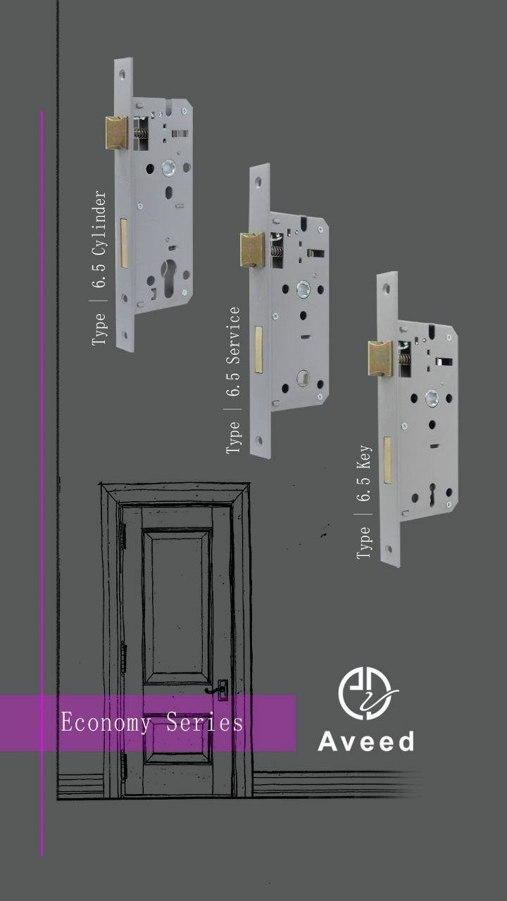 قفل پهن سری اکونومی آویدبدنه و رو
