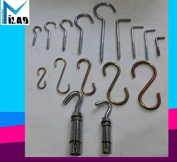  انواع قلاب رزه و پیچ ال و قلاب اس 